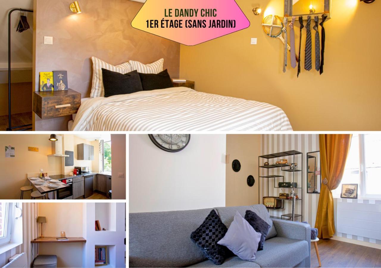 Ideal Pro & Couple - 2 Logements Theme Boho Chic Rdc & Dandy 1Er Etage - Quartier Calme - Jardin - Wifi Hd - Smart Tv - Parking Gratuit - Proche Centre & Transports - Ask Home Valenciennes Exterior foto